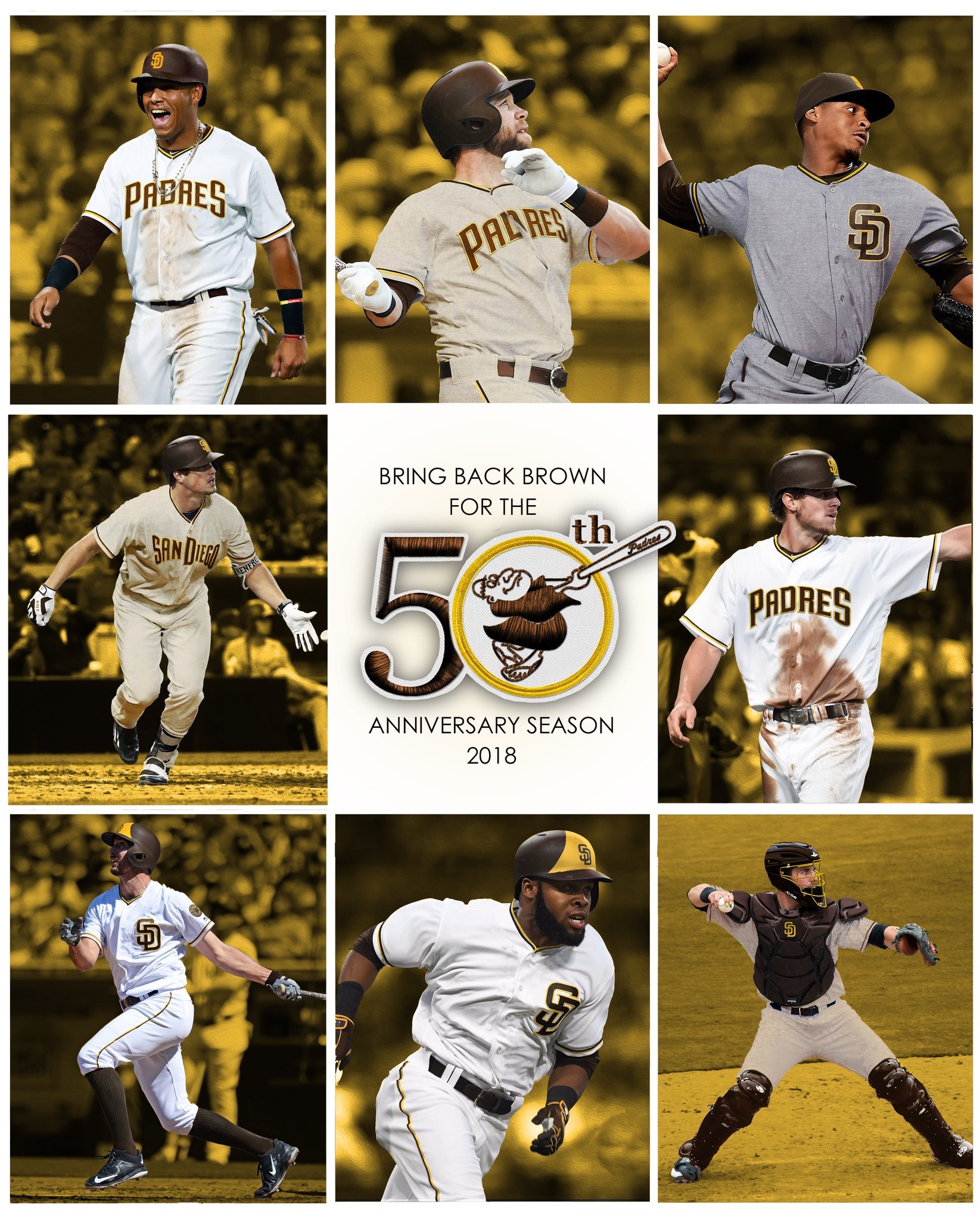 San Diego Padres return to Franciscan brown color scheme for