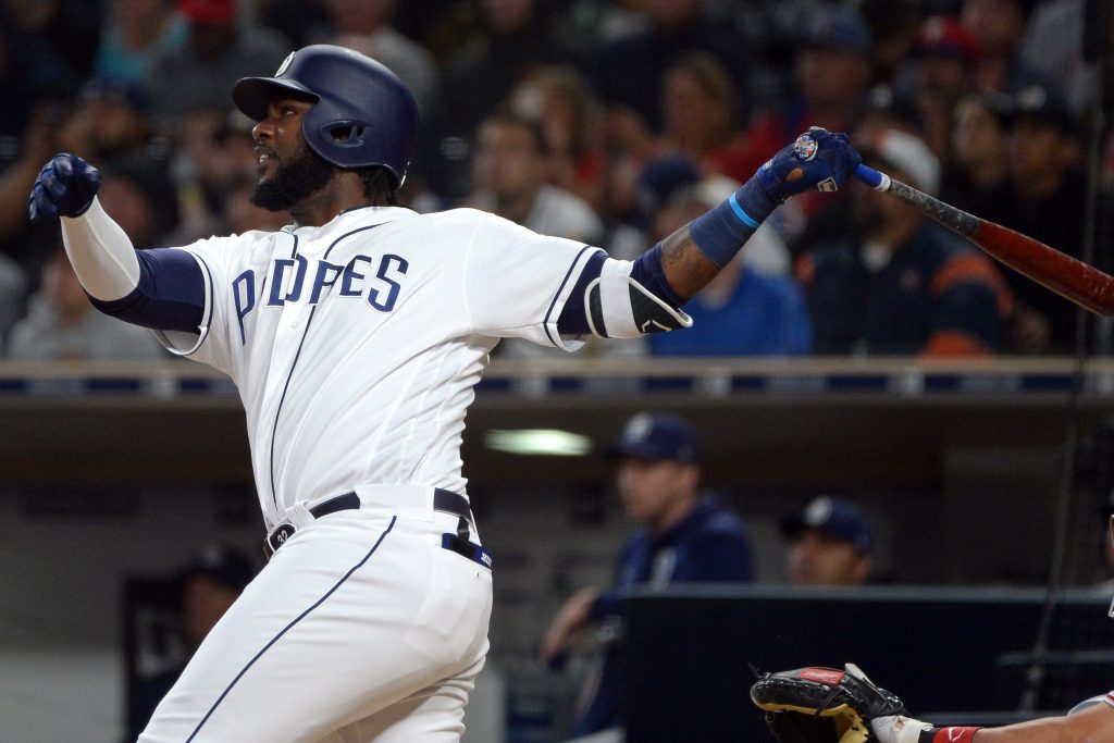 Padres trade Franmil Reyes and Logan Allen for AA OF Taylor