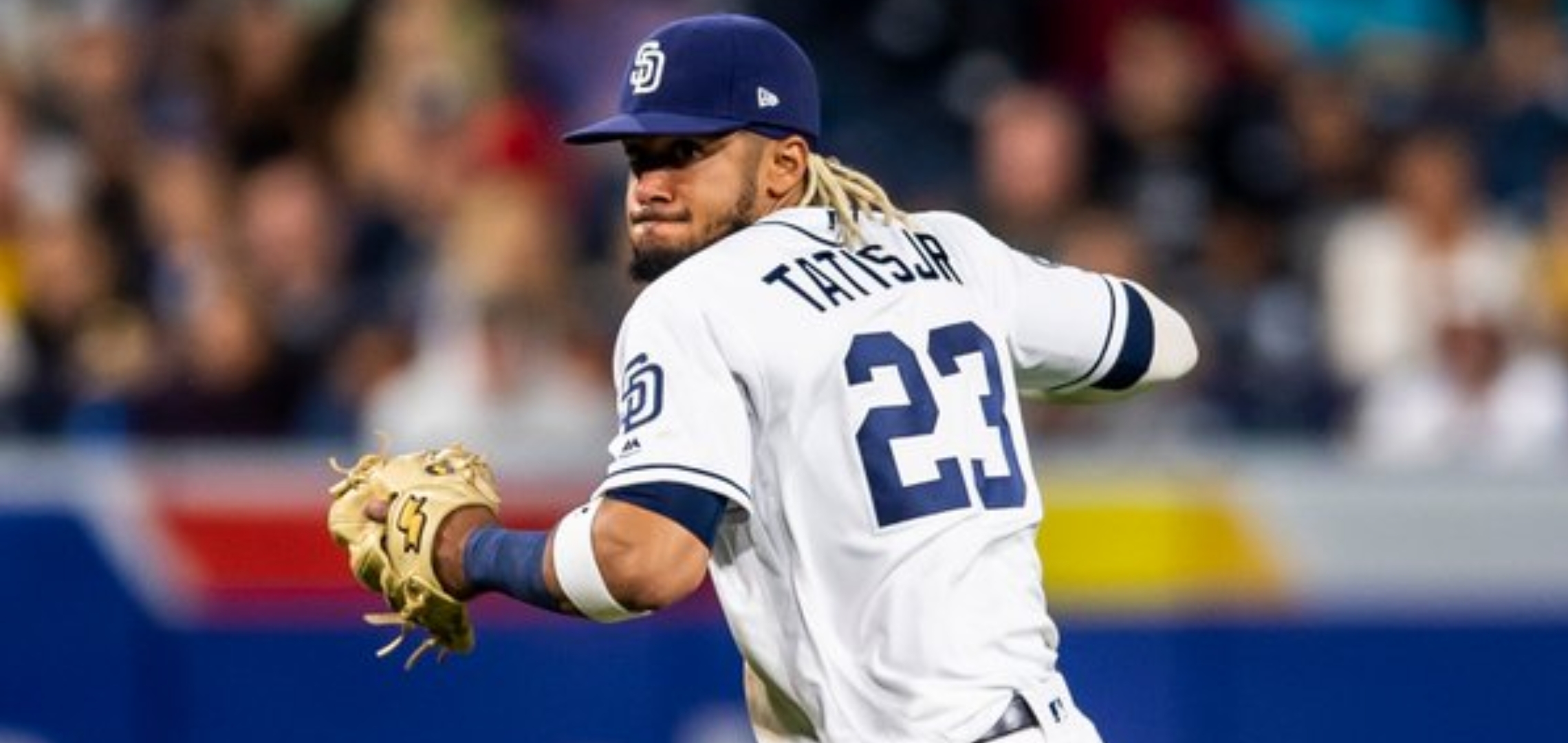 Fritz & Owen Meet Fernando Tatis Jr. During Wish Day at Petco Park