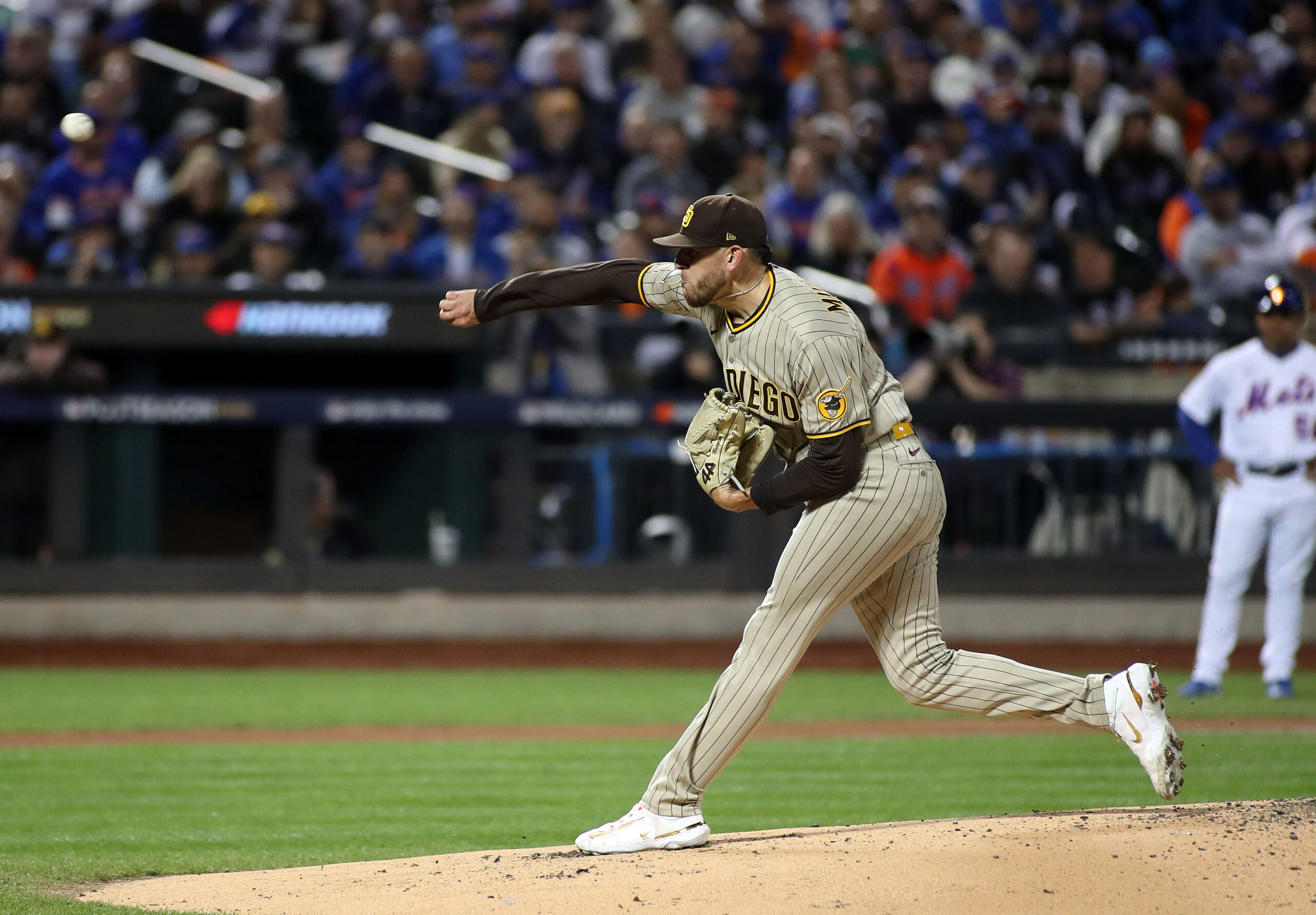 Padres 'ear-itate' Mets with perfect night, advance to NLDS