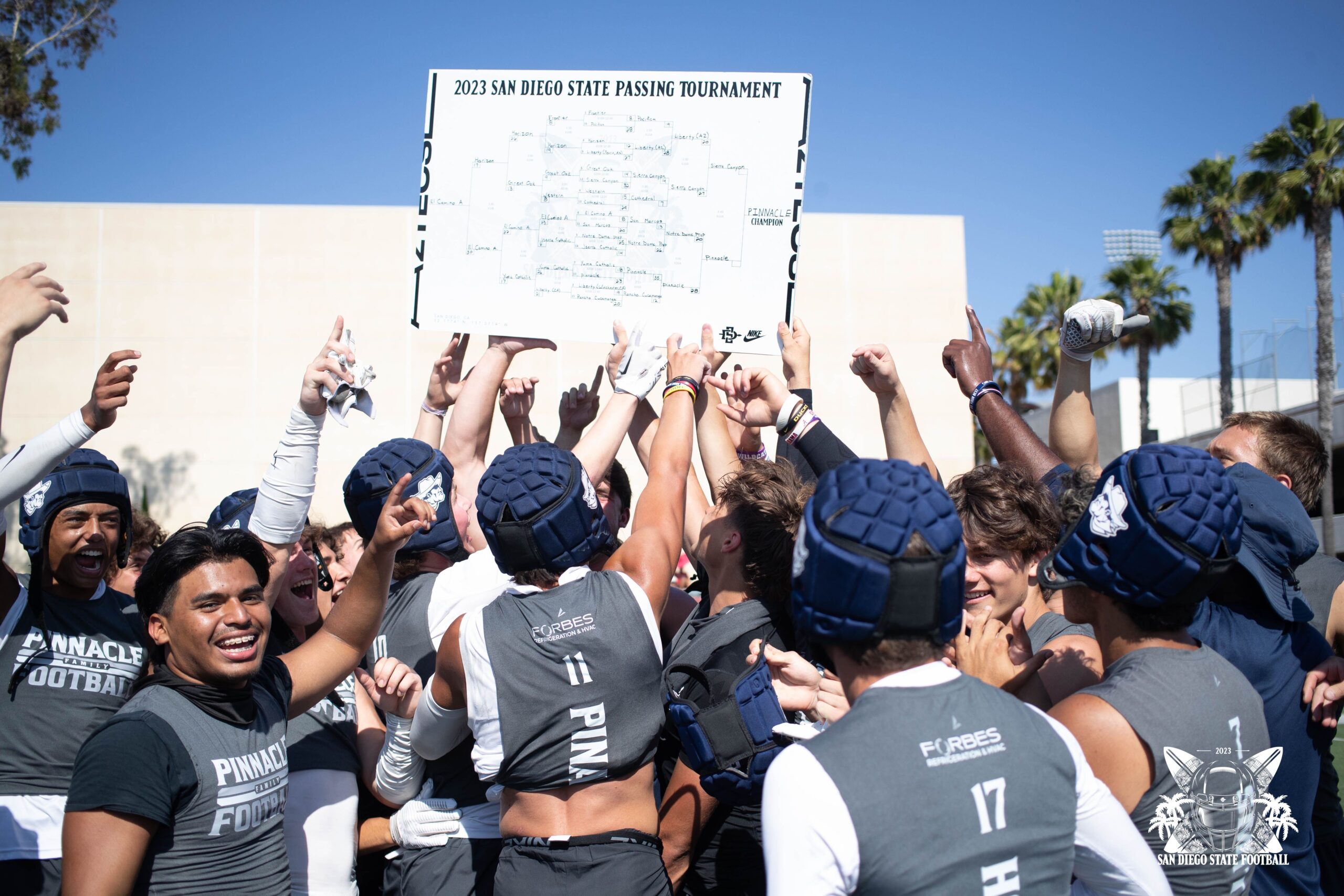 Pioneers reach the Pinnacle at SDSU Passing Tournament EVT