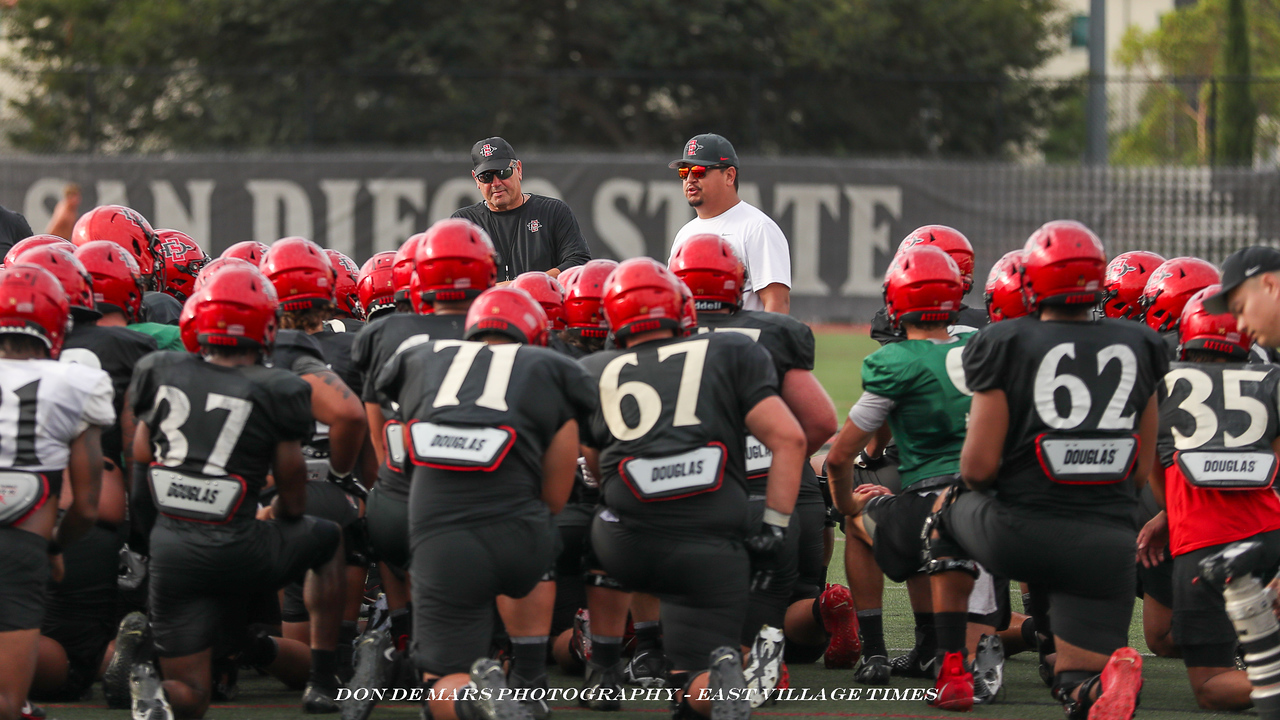 SDSU Football Fall Camp Roundup East Village Times